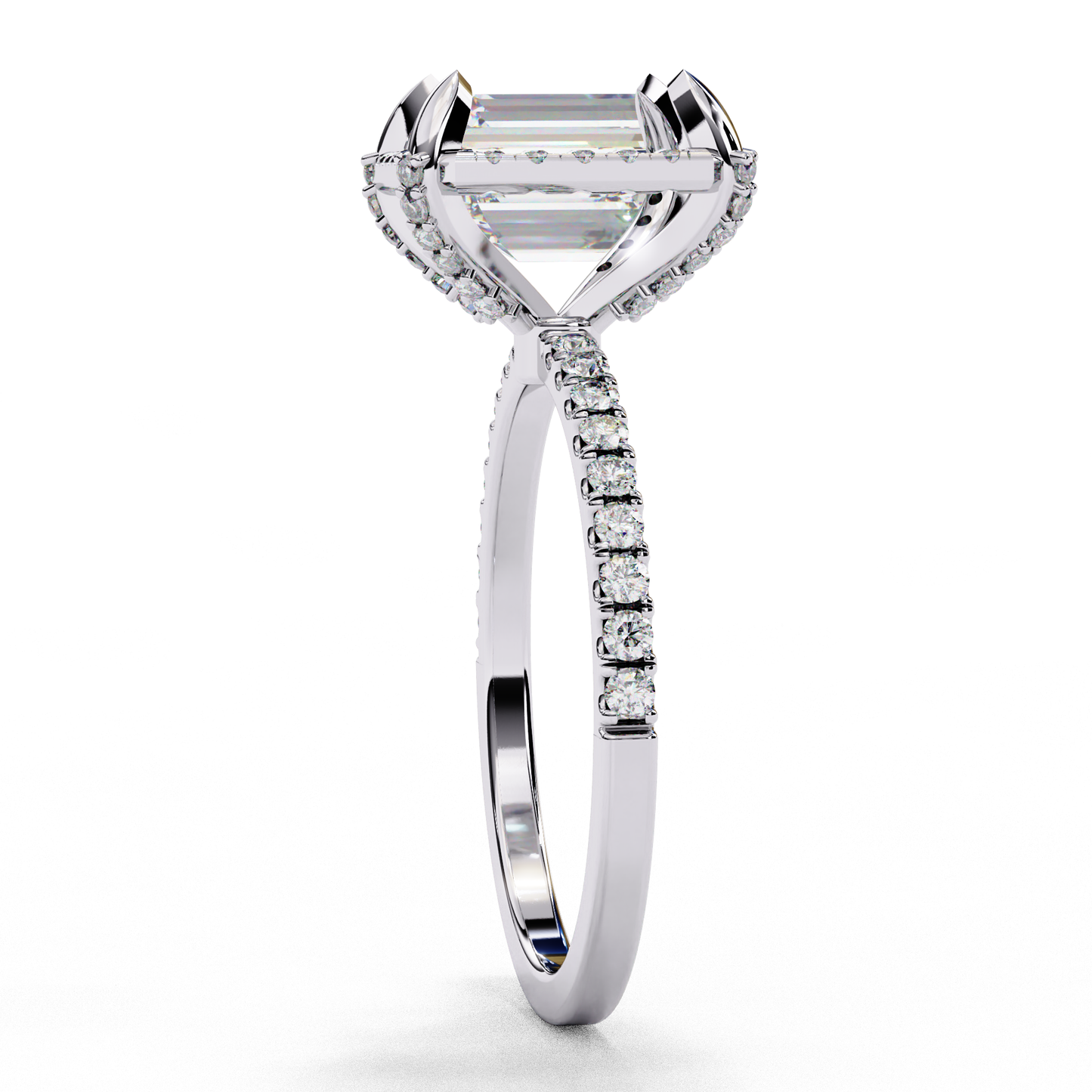 timeless grace lab grown diamond ring