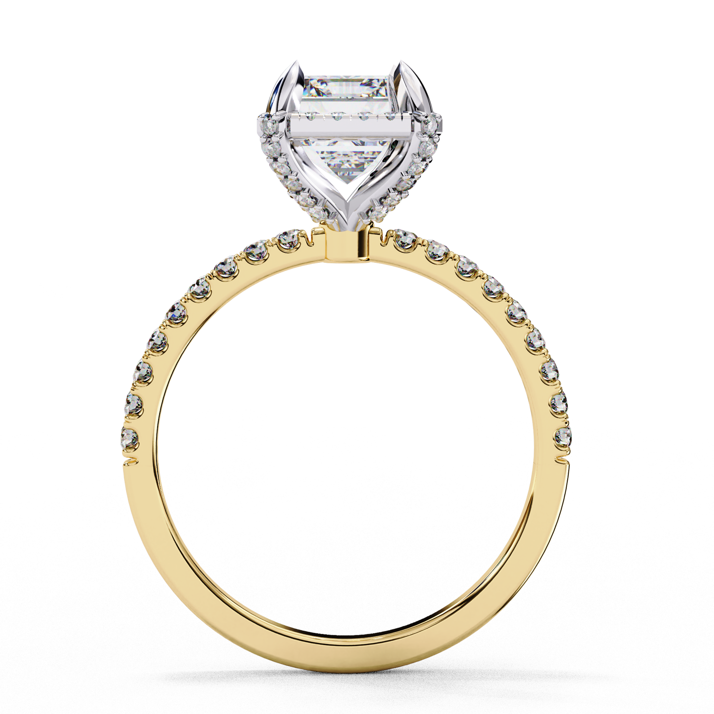 timeless grace lab grown diamond ring