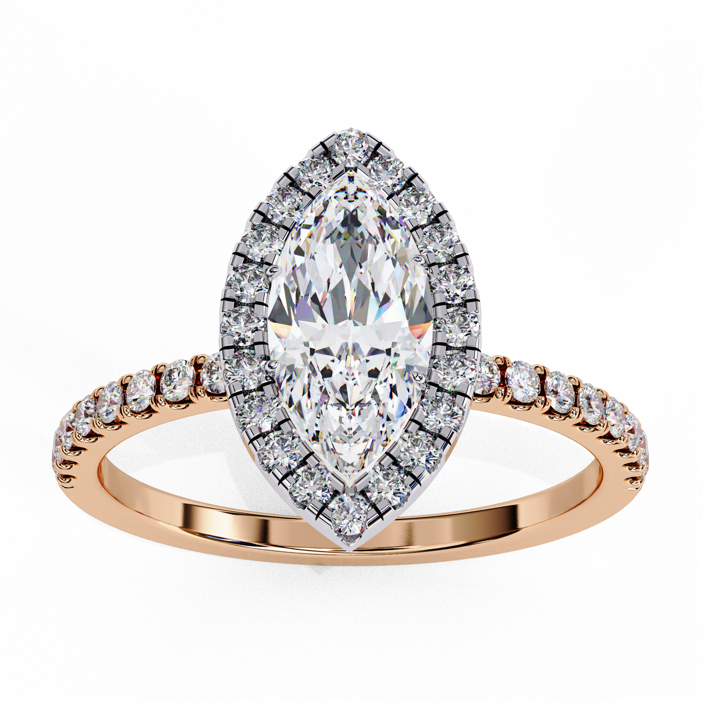 starlight marquise lab grown diamond ring