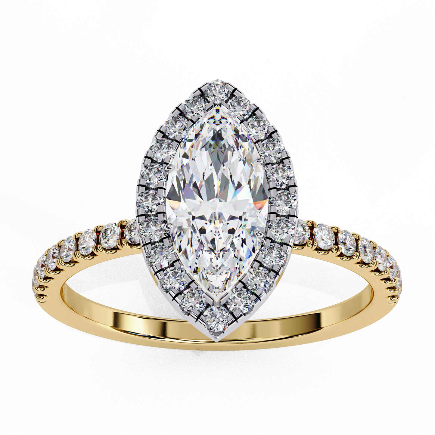 starlight marquise lab grown diamond ring