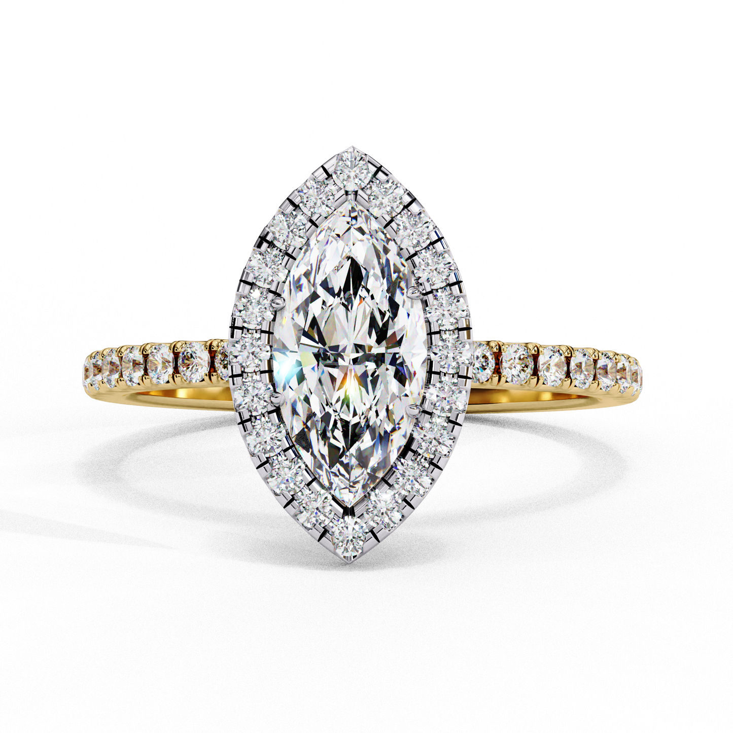 starlight marquise lab grown diamond ring