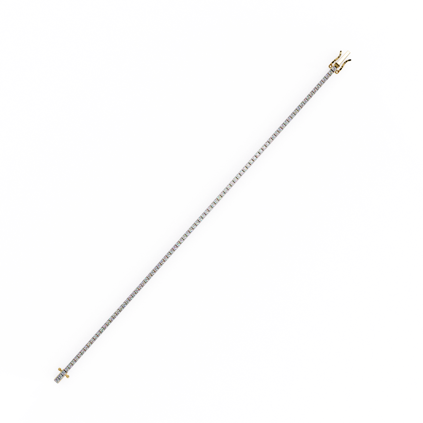 classic tennis lab grown diamond bracelet
