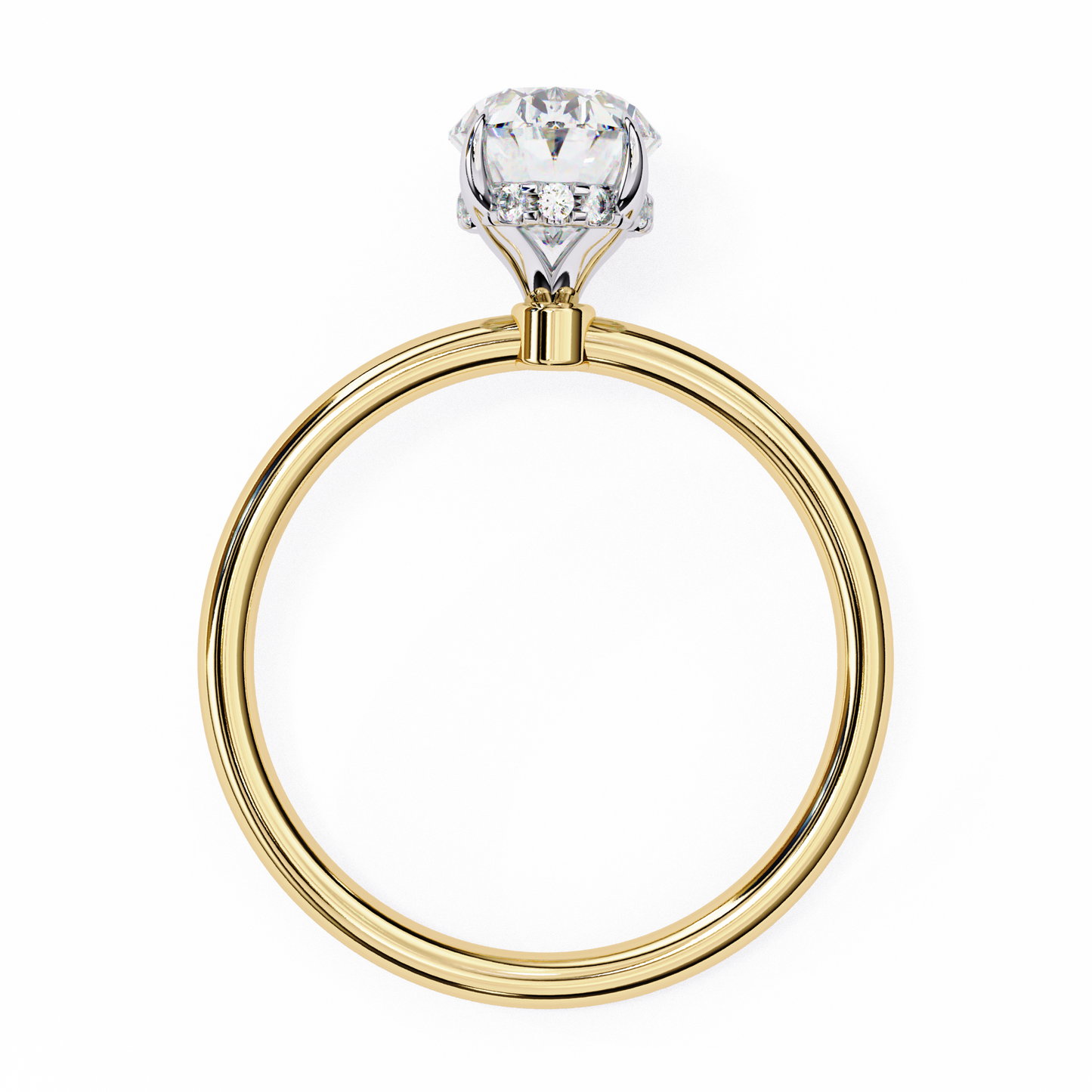 auralia lab grown diamond oval solitaire