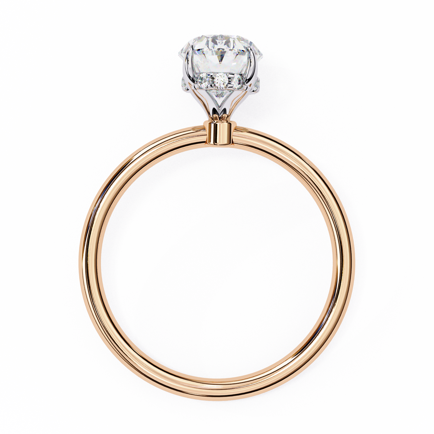 auralia lab grown diamond oval solitaire