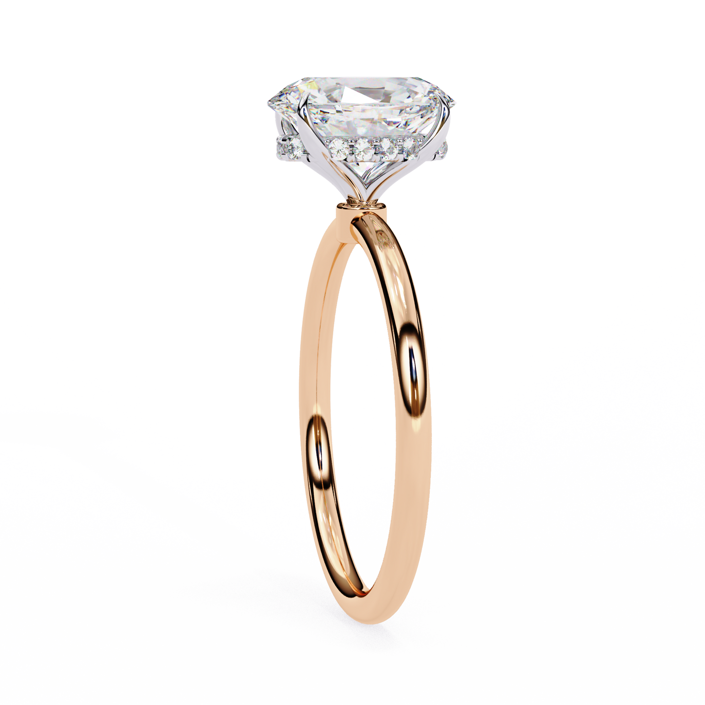 auralia lab grown diamond oval solitaire