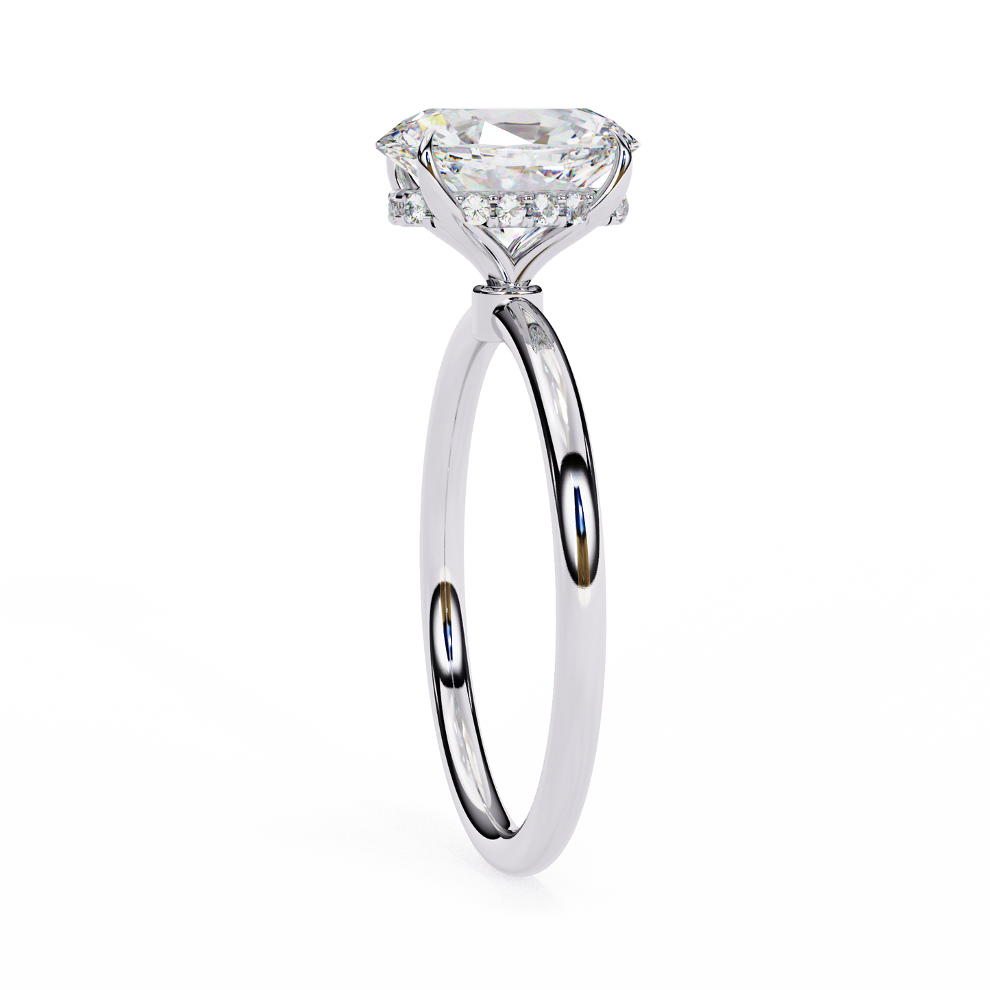 auralia lab grown diamond oval solitaire