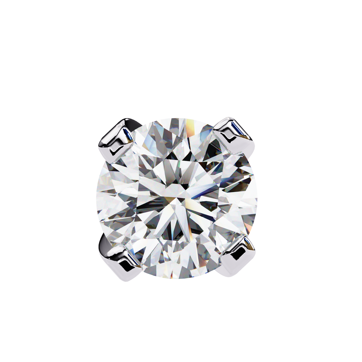 trillion radiance lab grown diamond studs