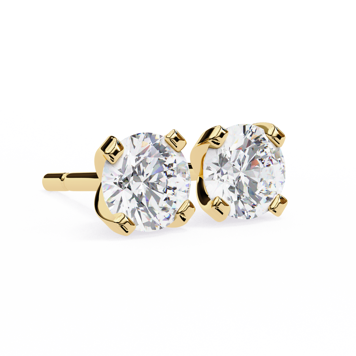 trillion radiance lab grown diamond studs