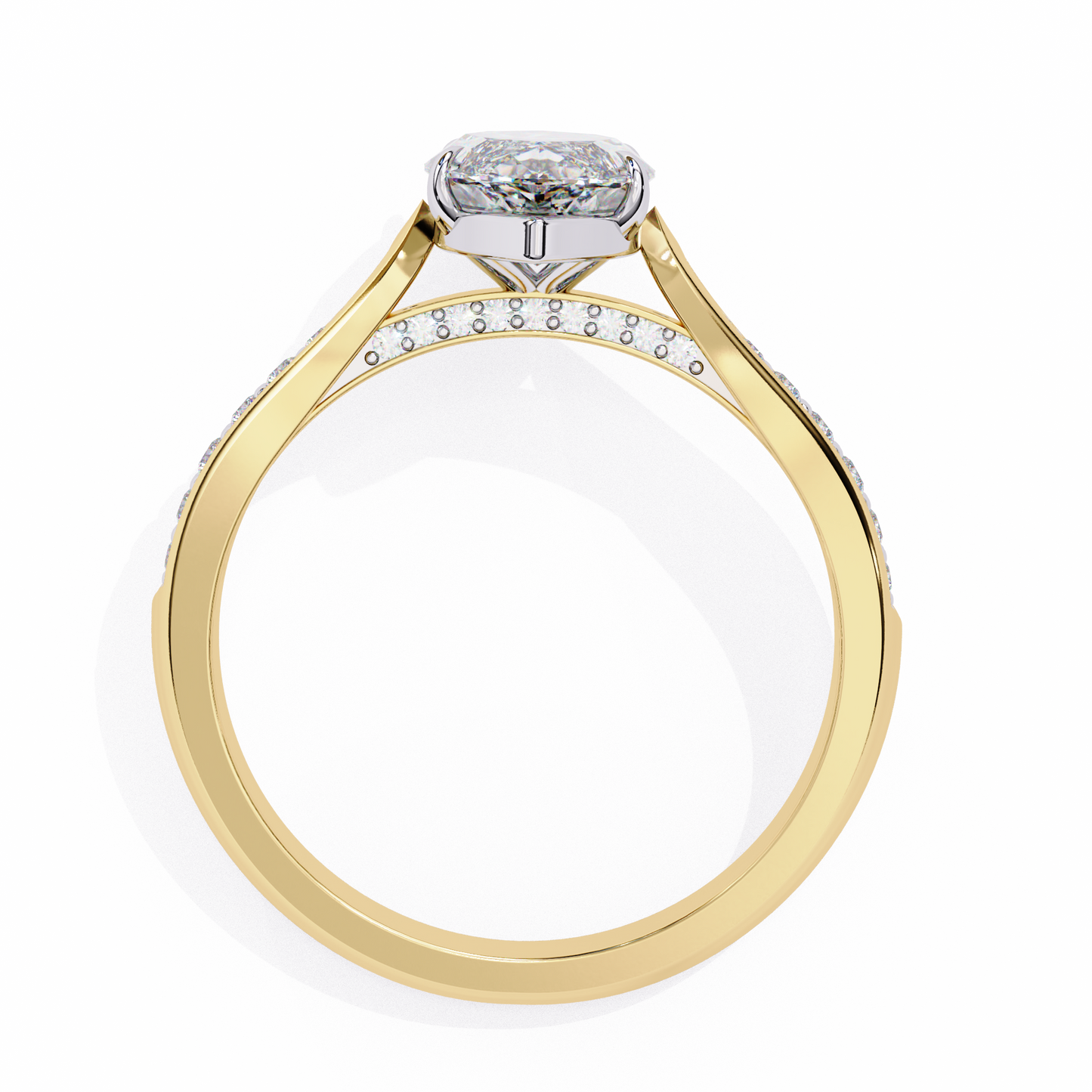 celeste marquis lab grown diamond ring