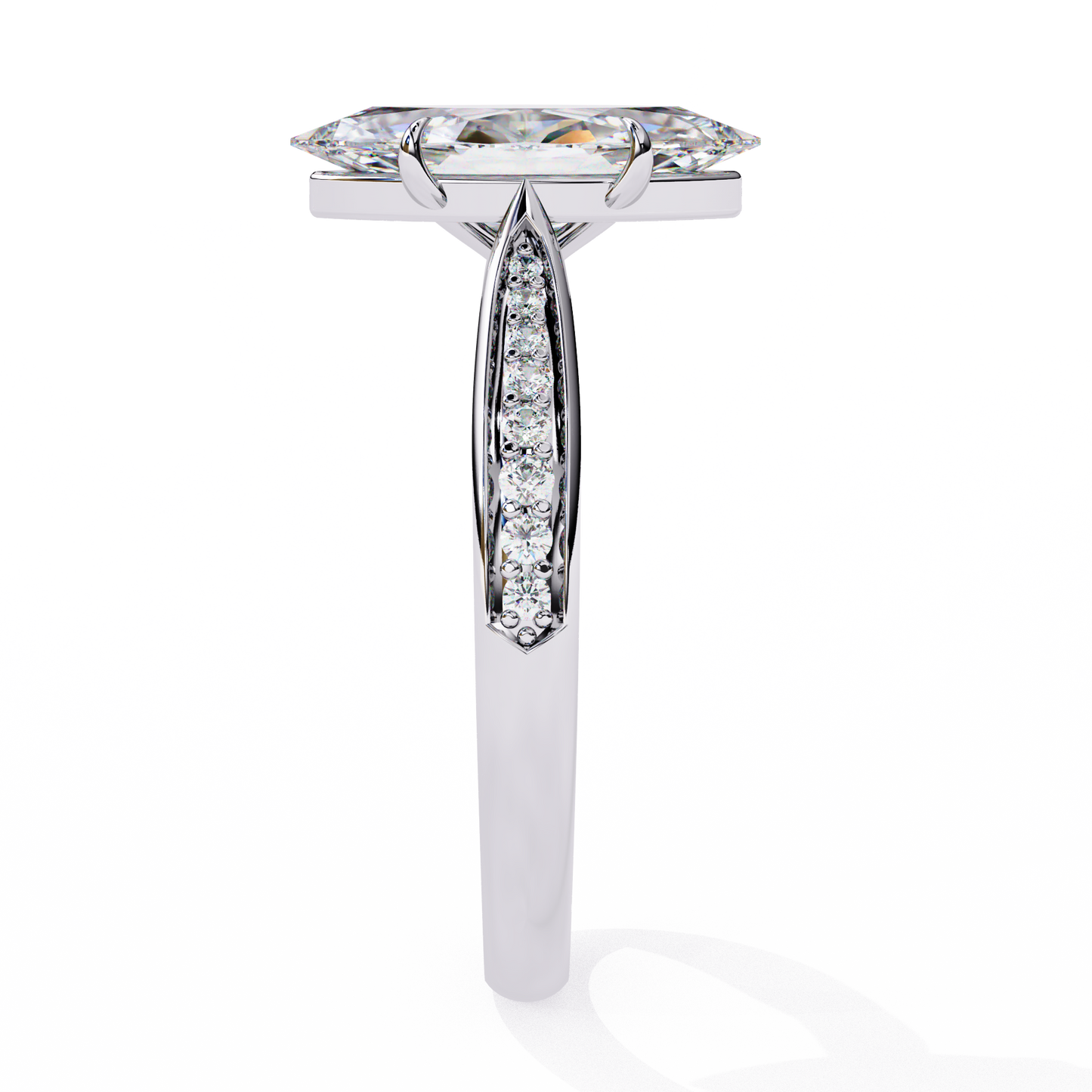 celeste marquis lab grown diamond ring
