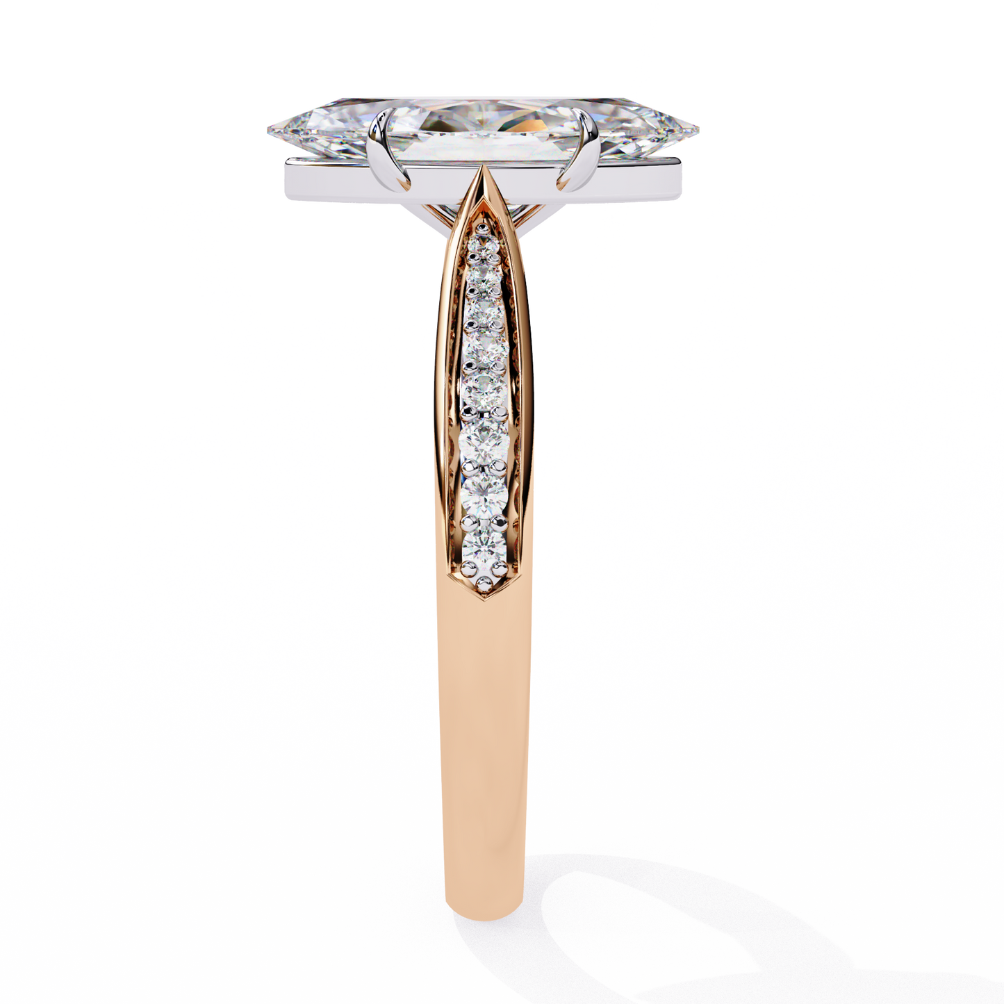 celeste marquis lab grown diamond ring