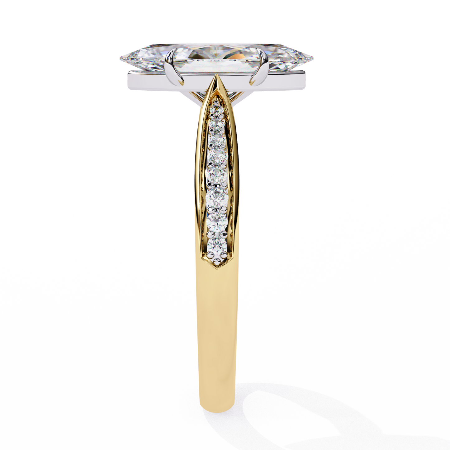 celeste marquis lab grown diamond ring