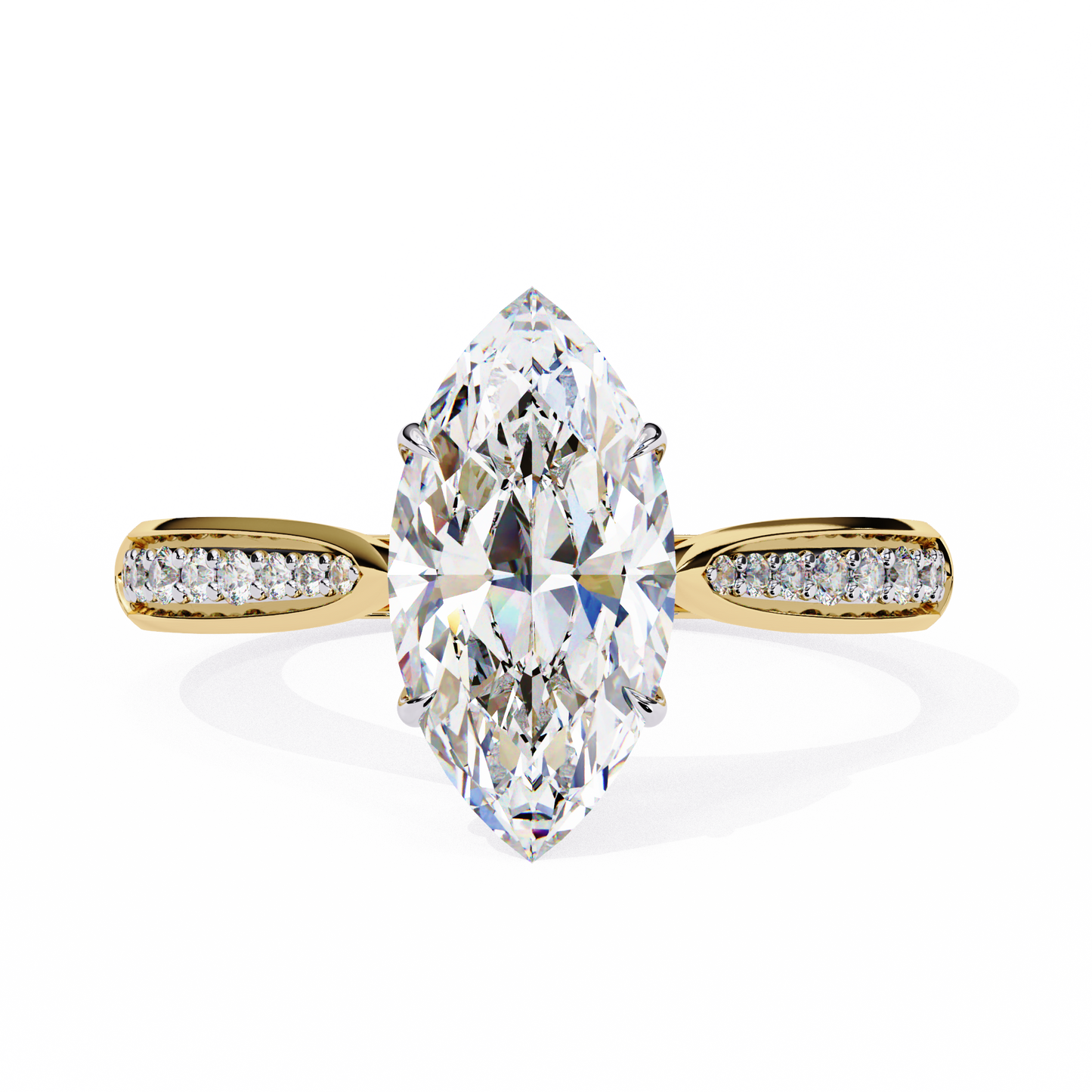 celeste marquis lab grown diamond ring