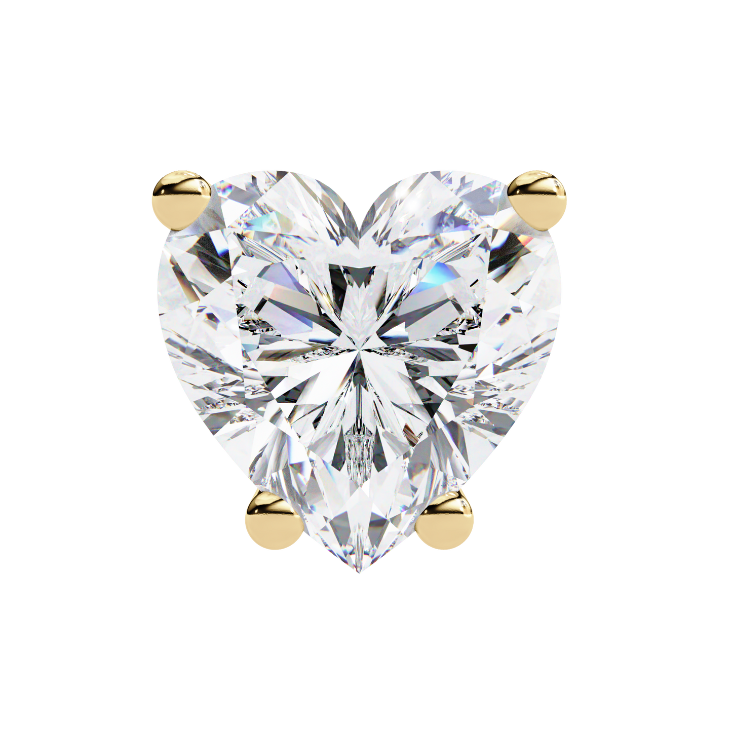 eternal heart lab grown diamond studs