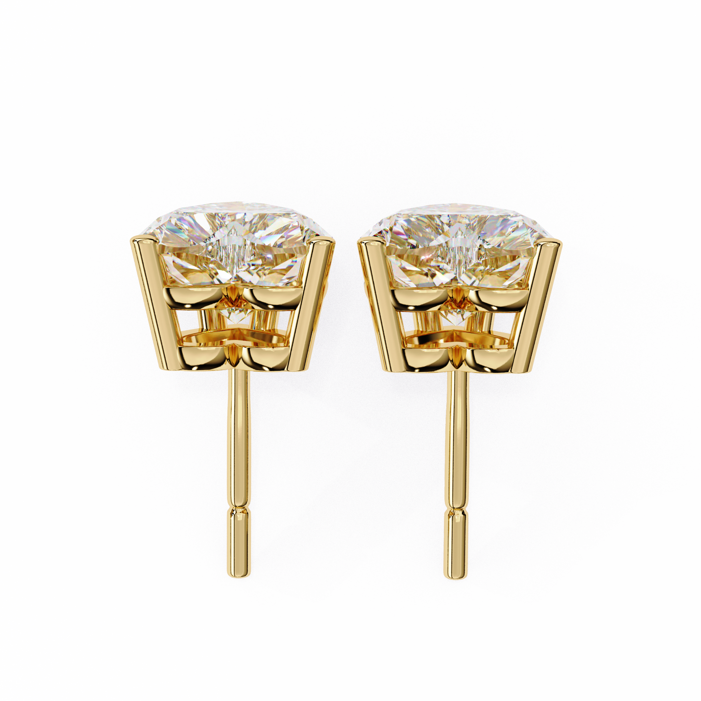 eternal heart lab grown diamond studs