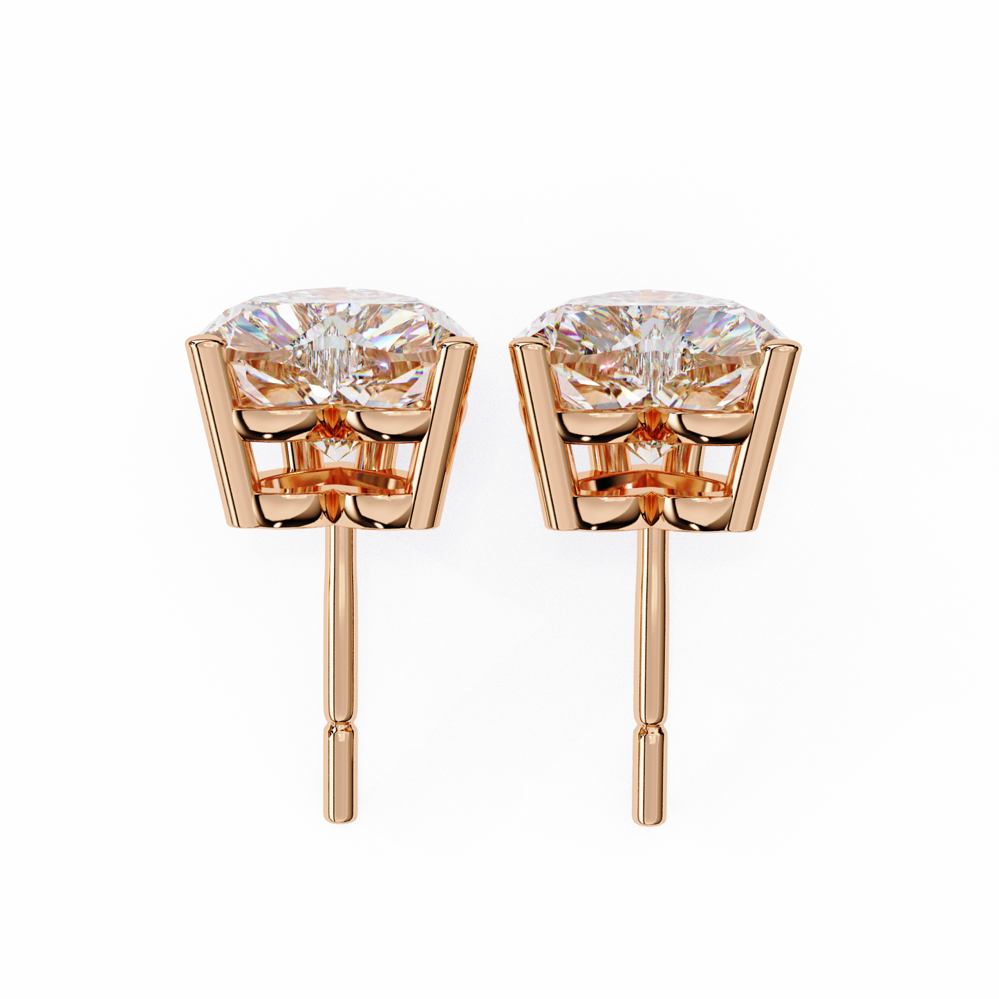 eternal heart lab grown diamond studs