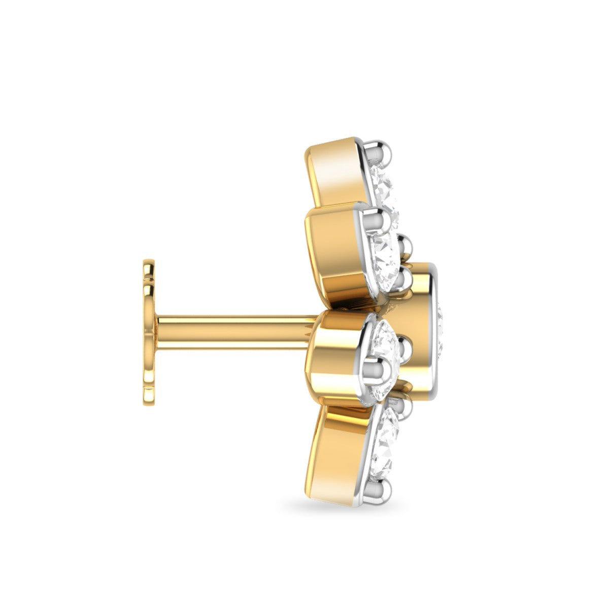 the eagon diamond nosepin