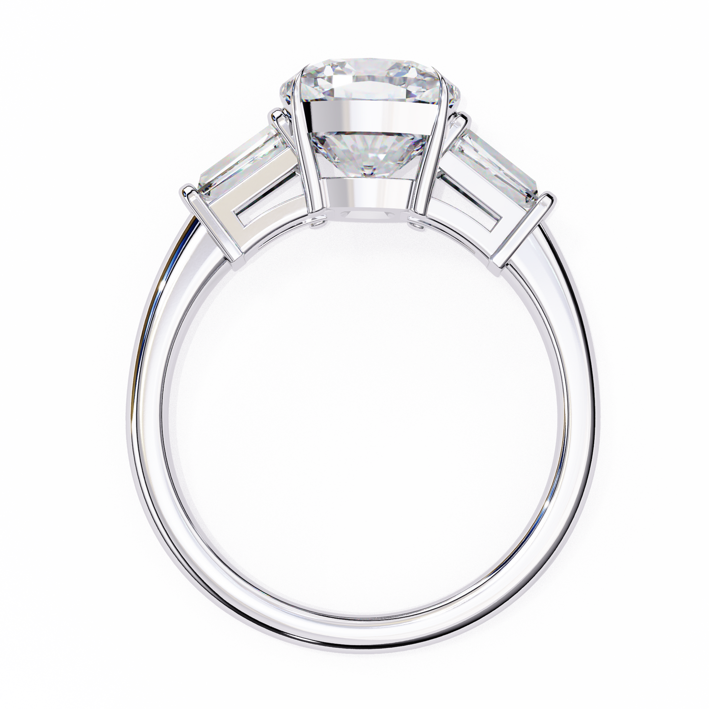 eternal cushion lab grown diamond ring