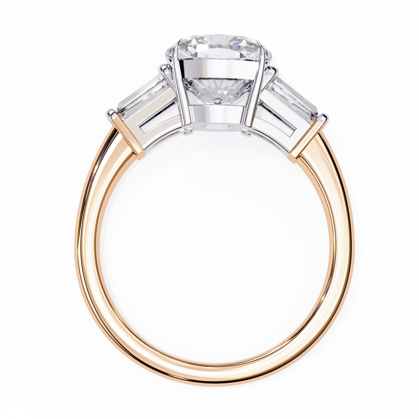 eternal cushion lab grown diamond ring