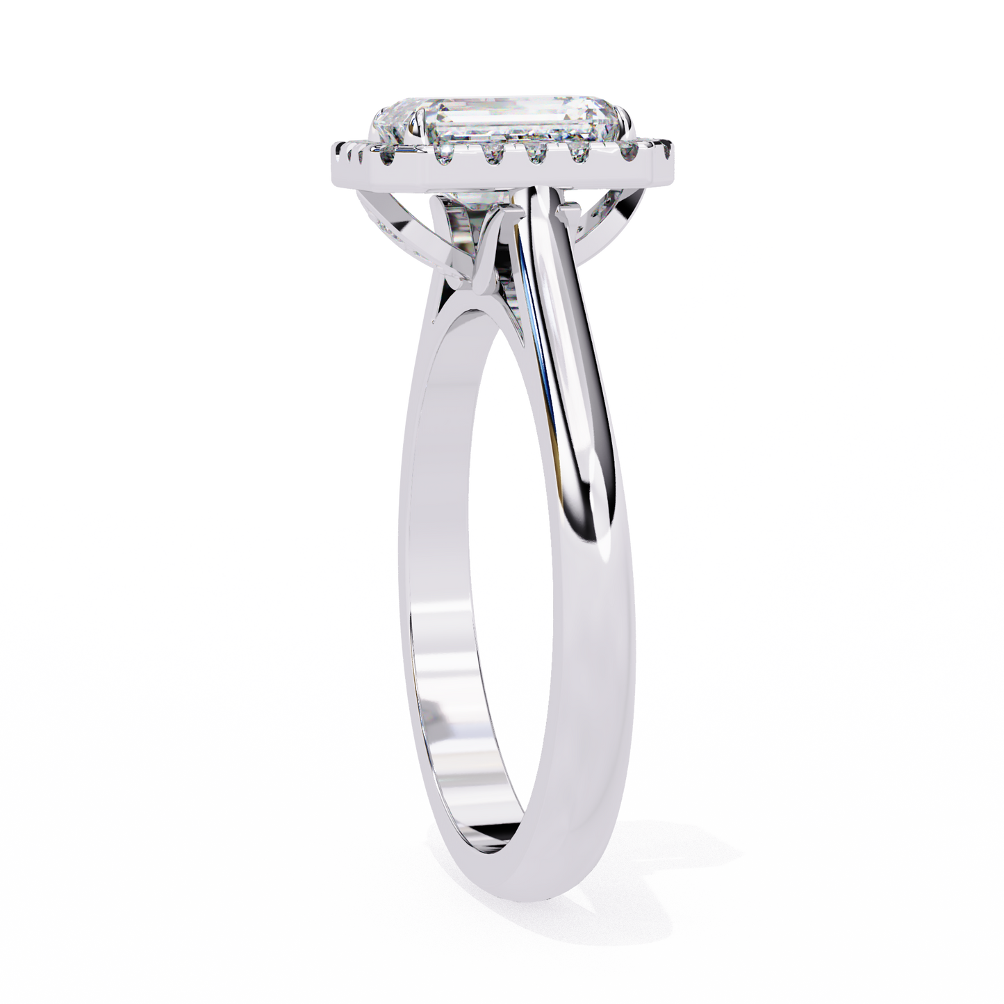 radiant grace lab grown diamond ring