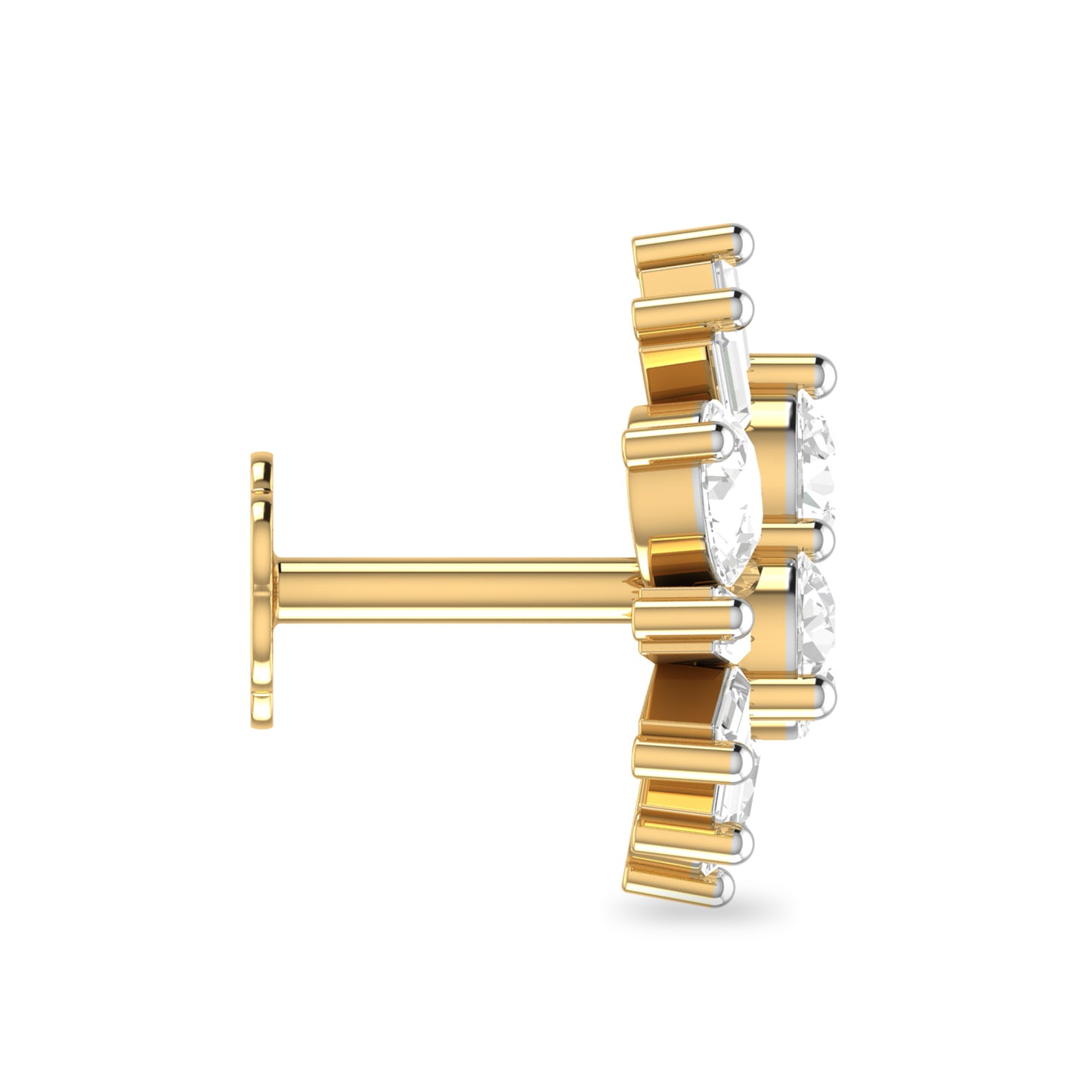 the ginger diamond nosepin