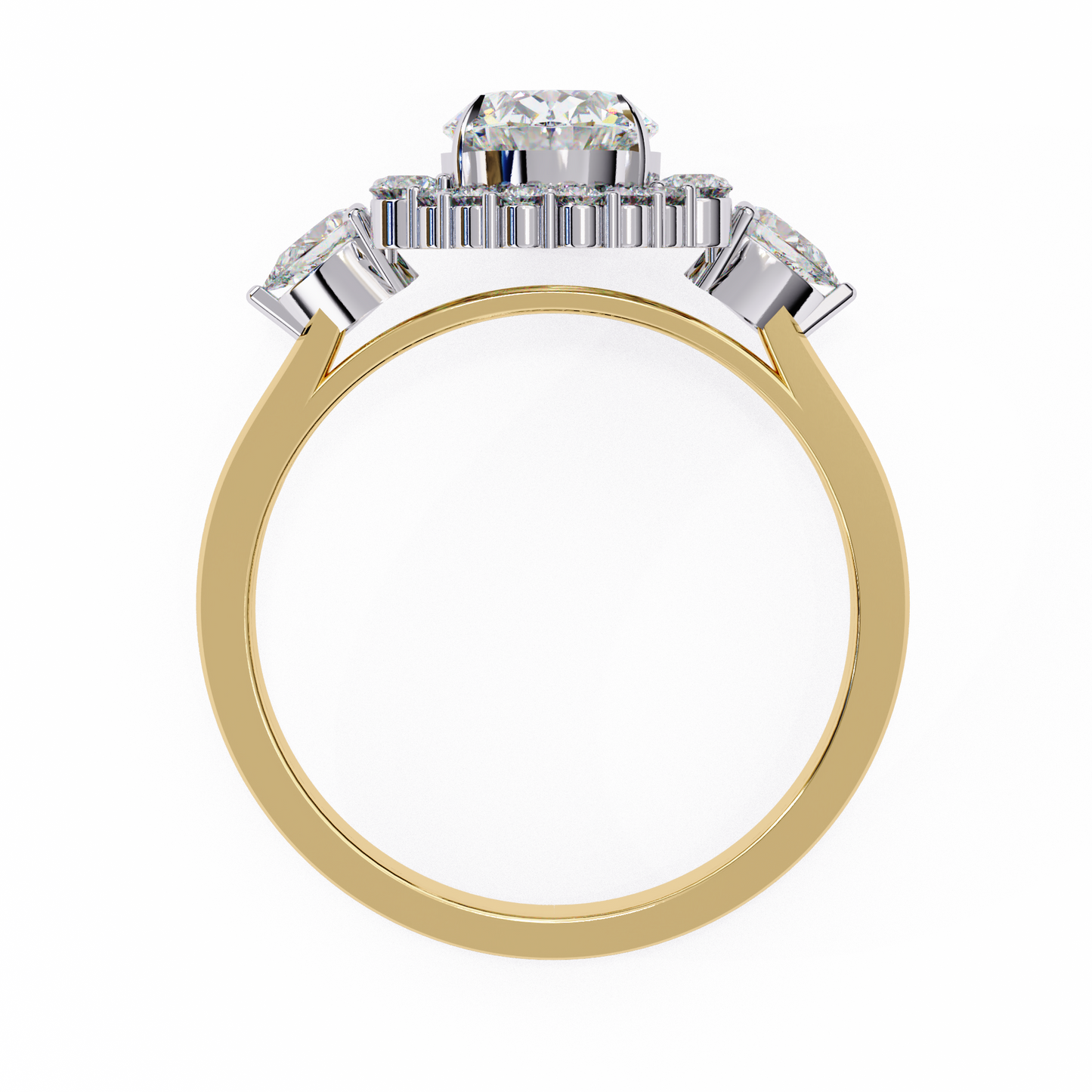 oval lab grown diamond ring