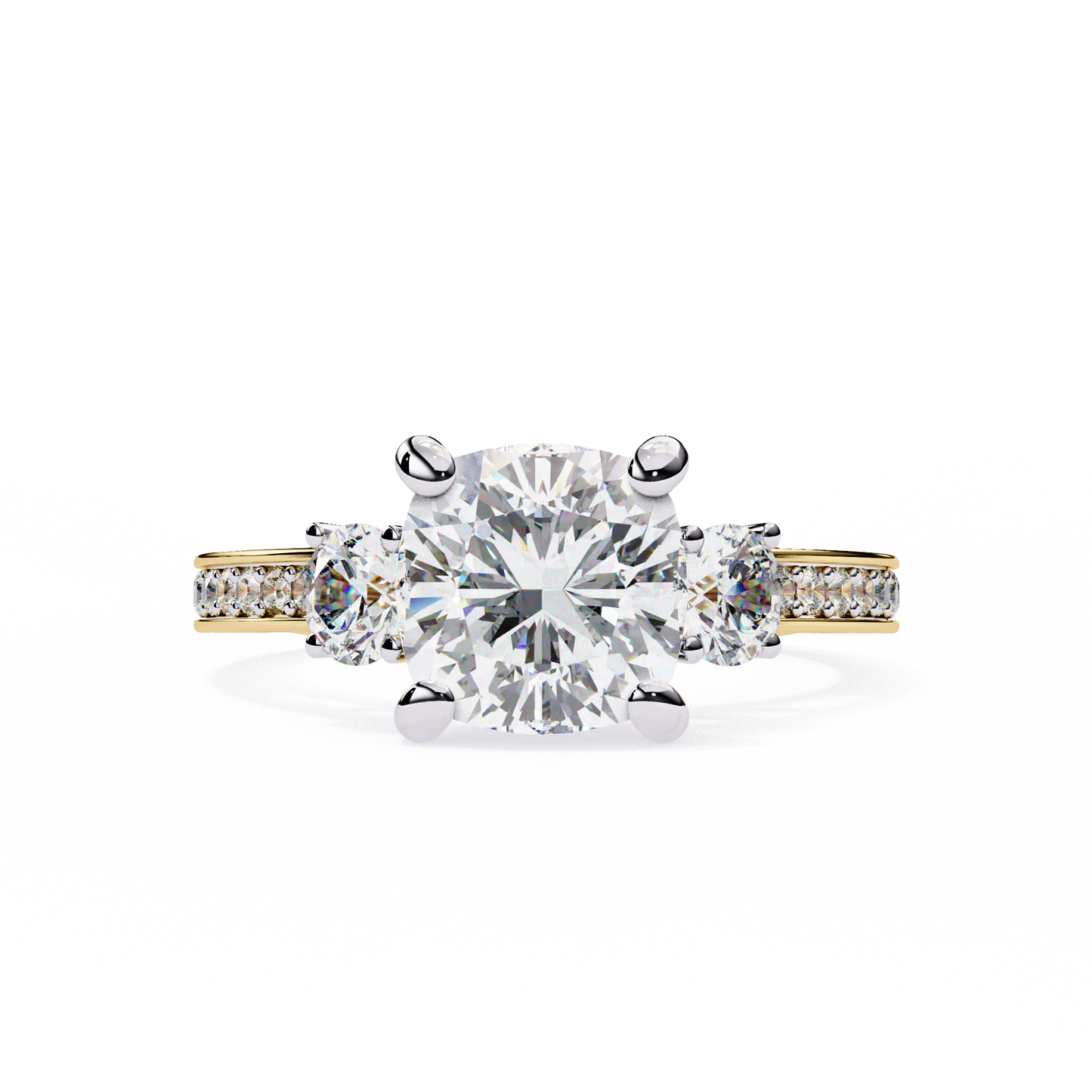 trinity radiance lab grown diamond ring