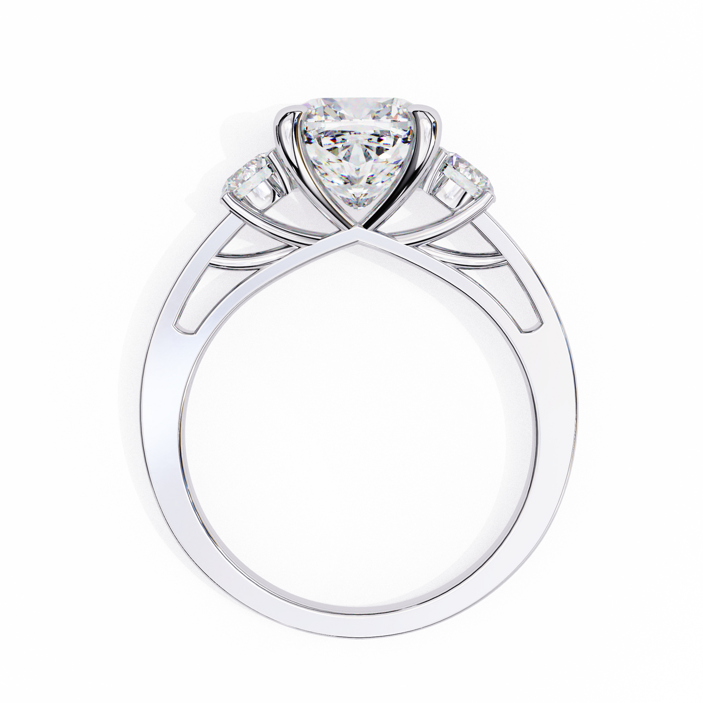 trinity radiance lab grown diamond ring