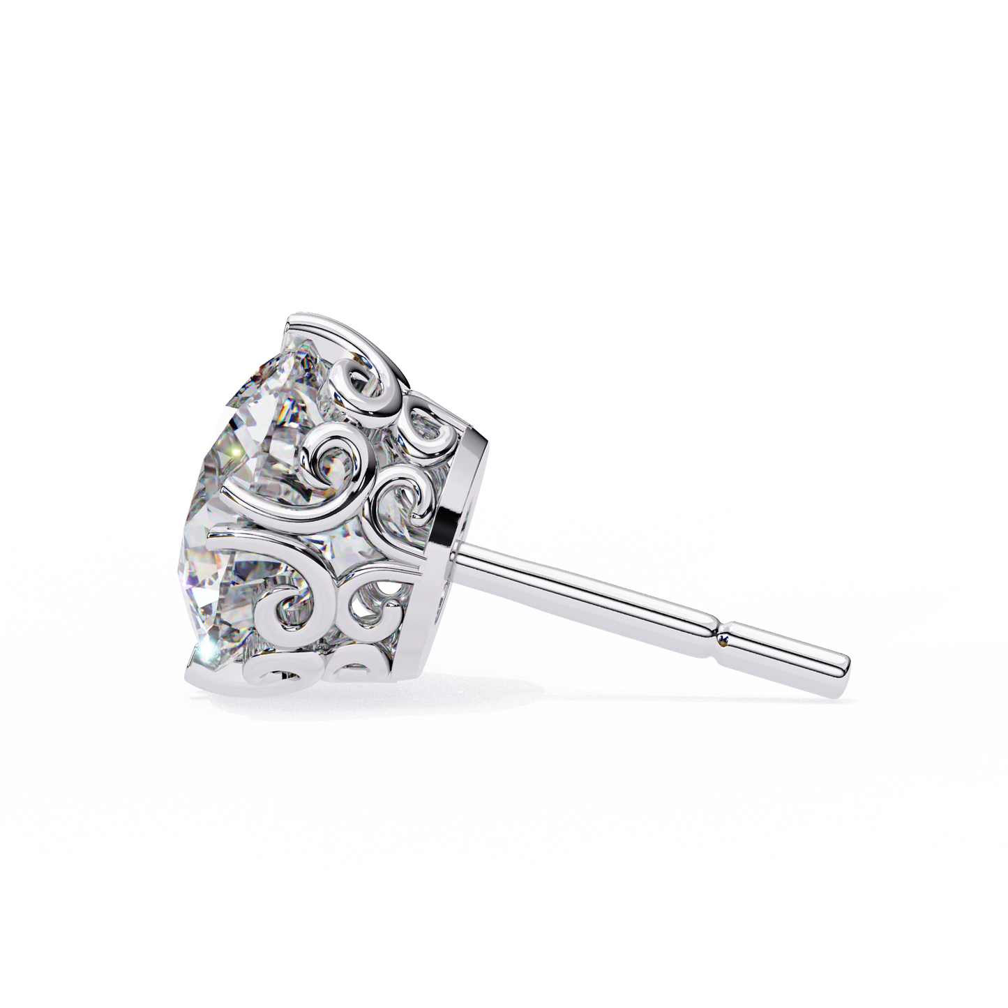 victorian dream lab grown diamond studs