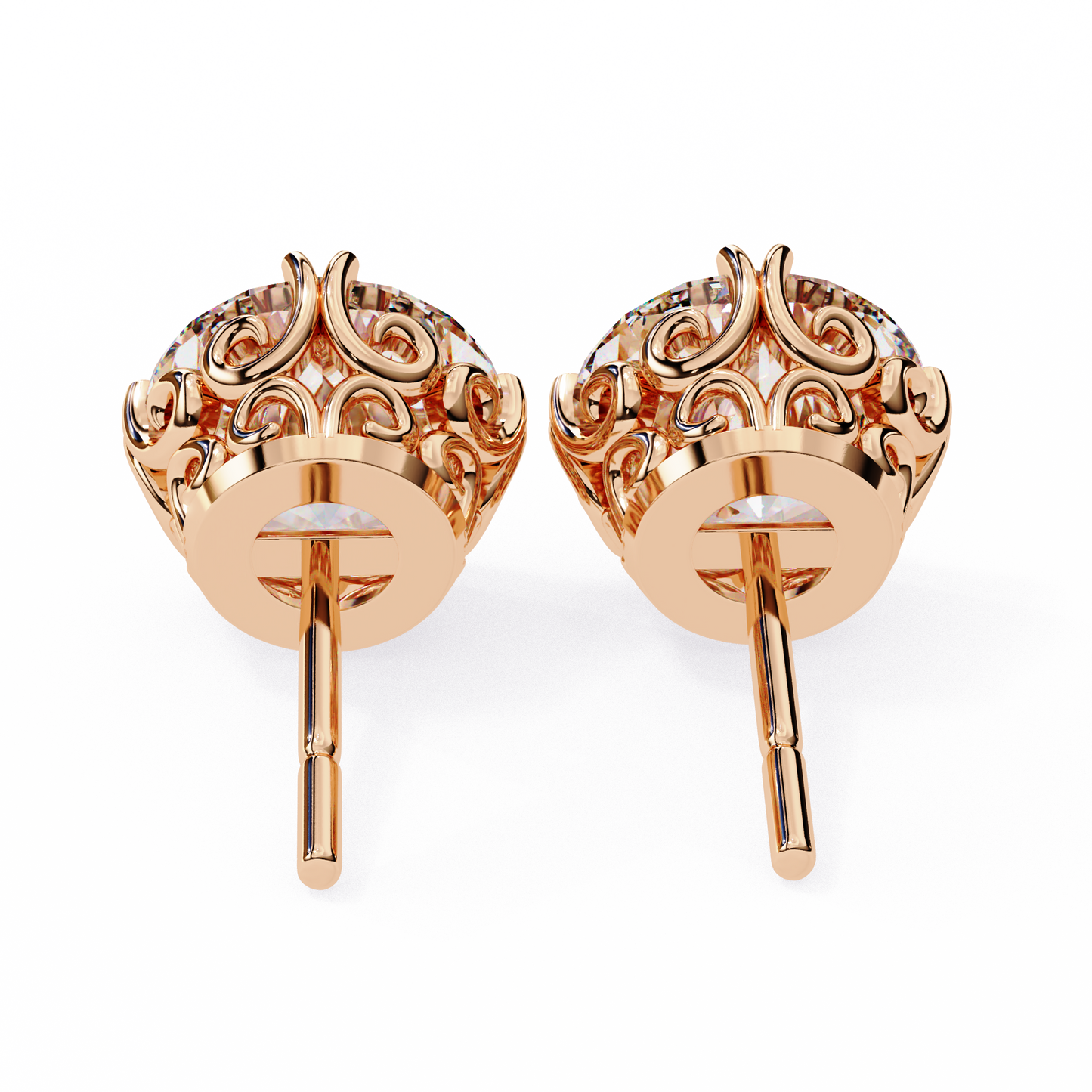 victorian dream lab grown diamond studs