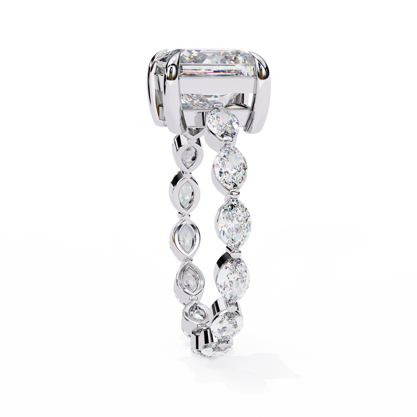 regal marquise princess lab grown diamond ring