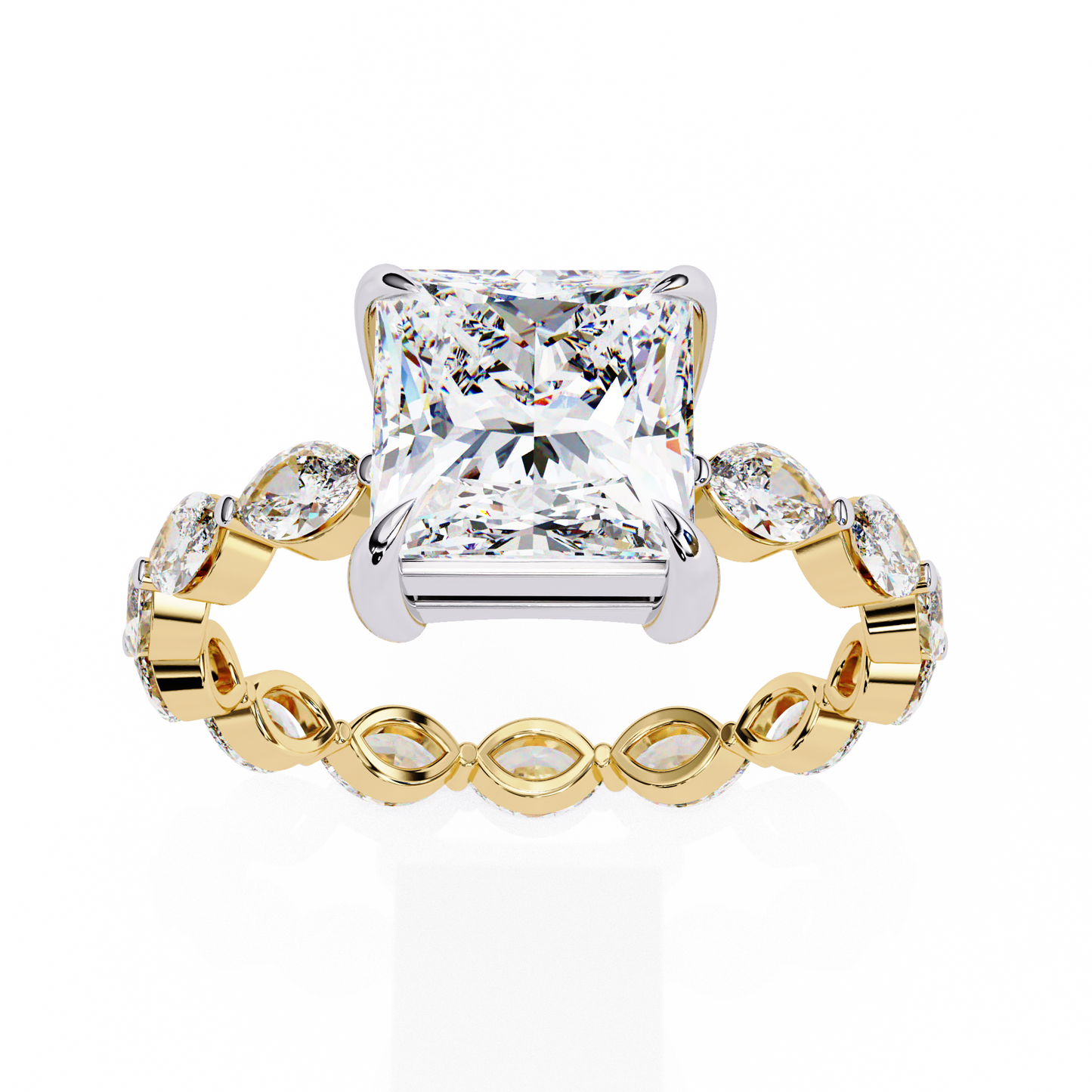 regal marquise princess lab grown diamond ring