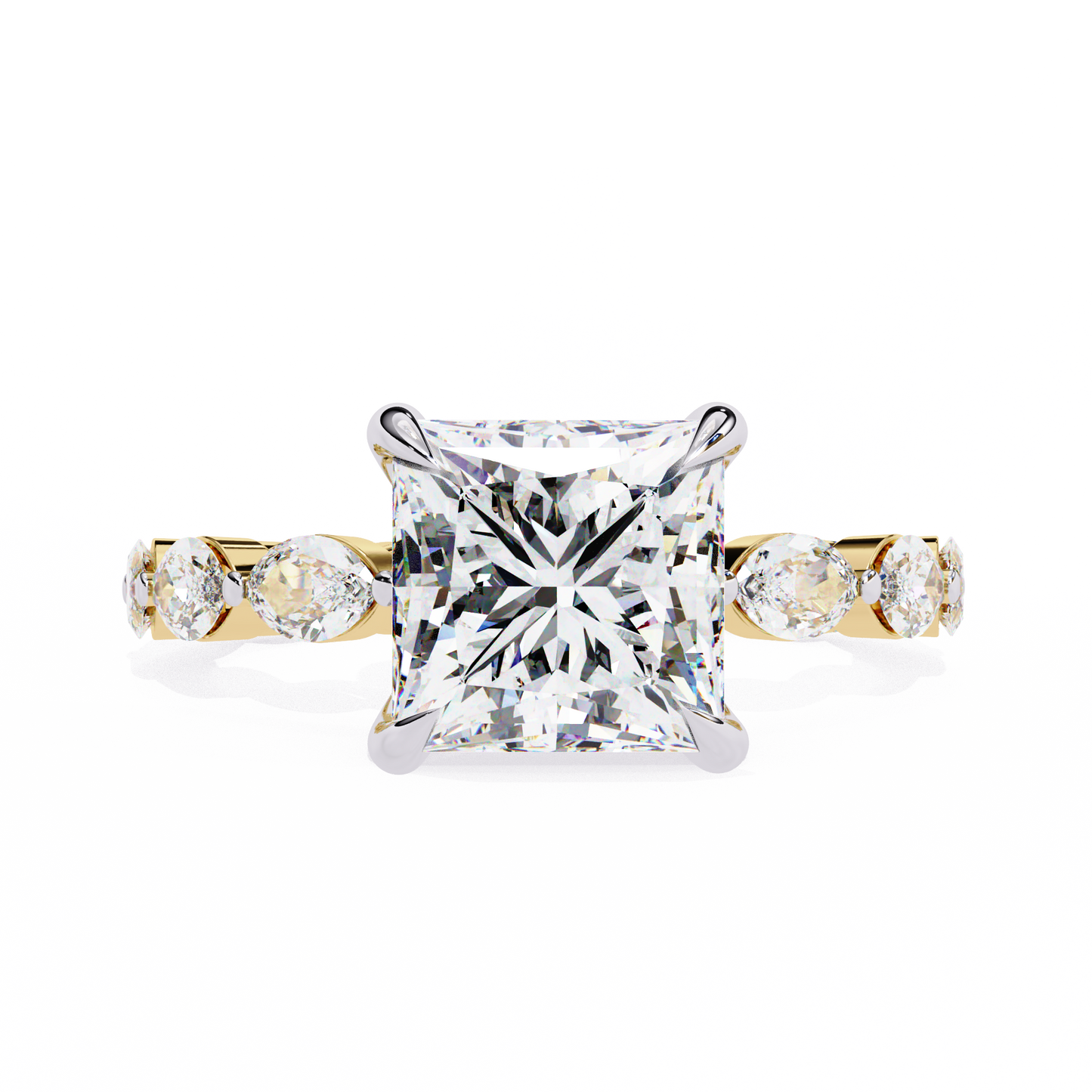 regal marquise princess lab grown diamond ring