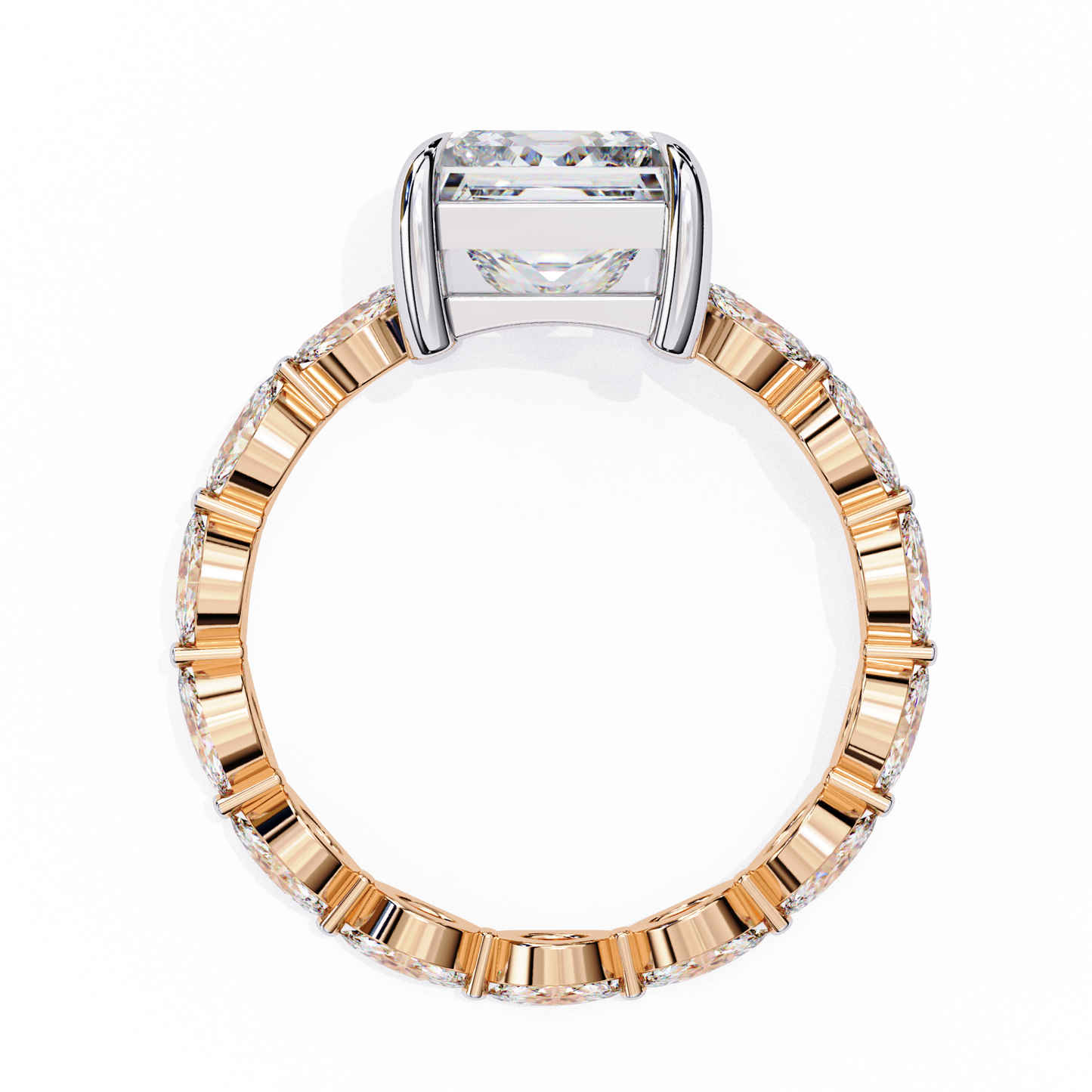 regal marquise princess lab grown diamond ring