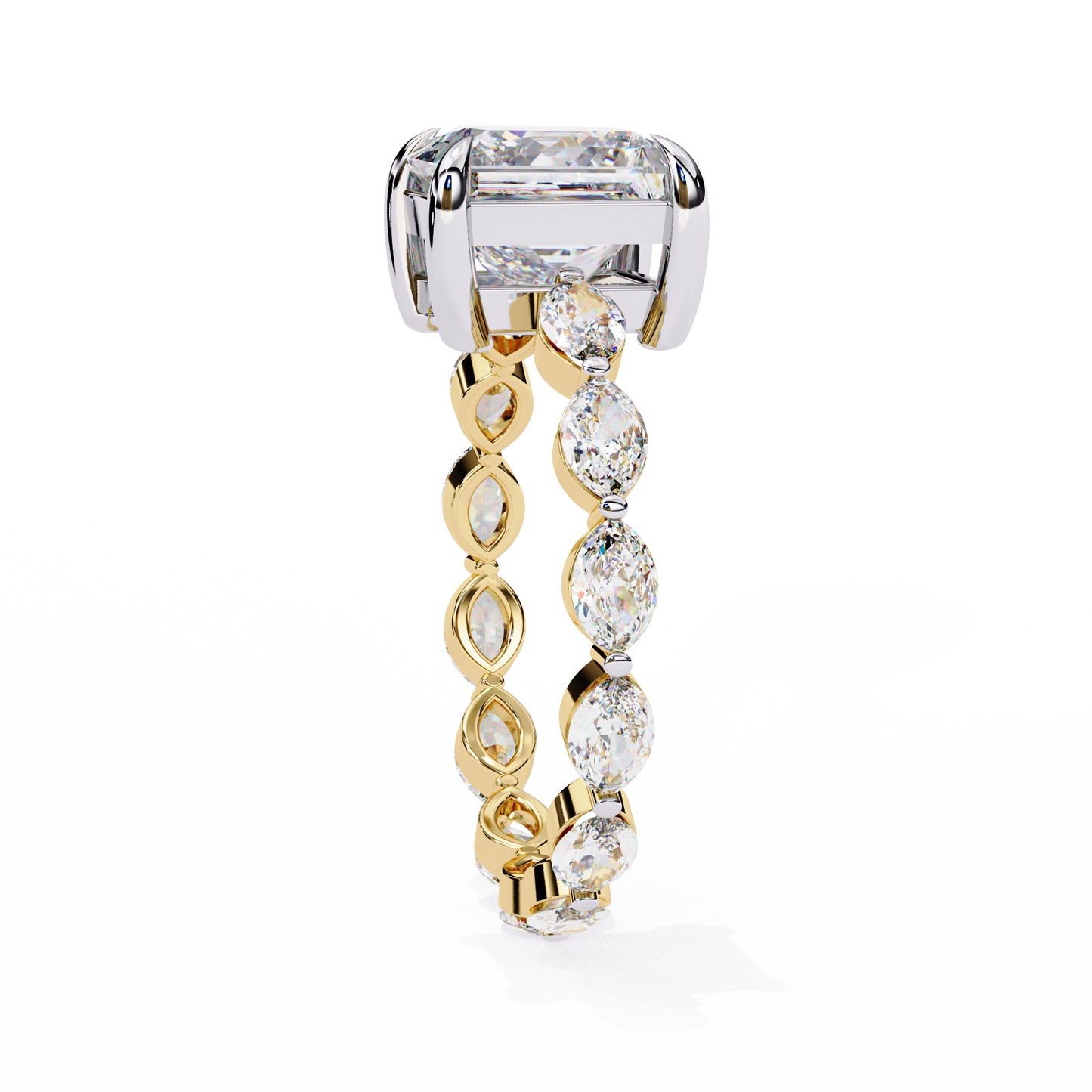 regal marquise princess lab grown diamond ring