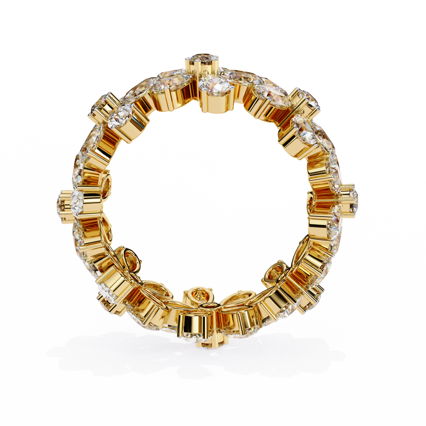 fleur royale lab grown diamond cocktail ring