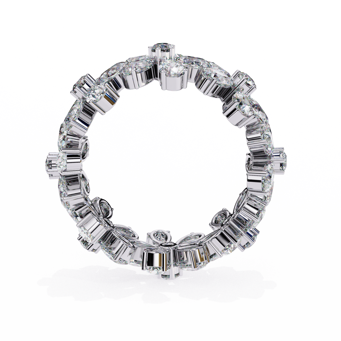 fleur royale lab grown diamond cocktail ring