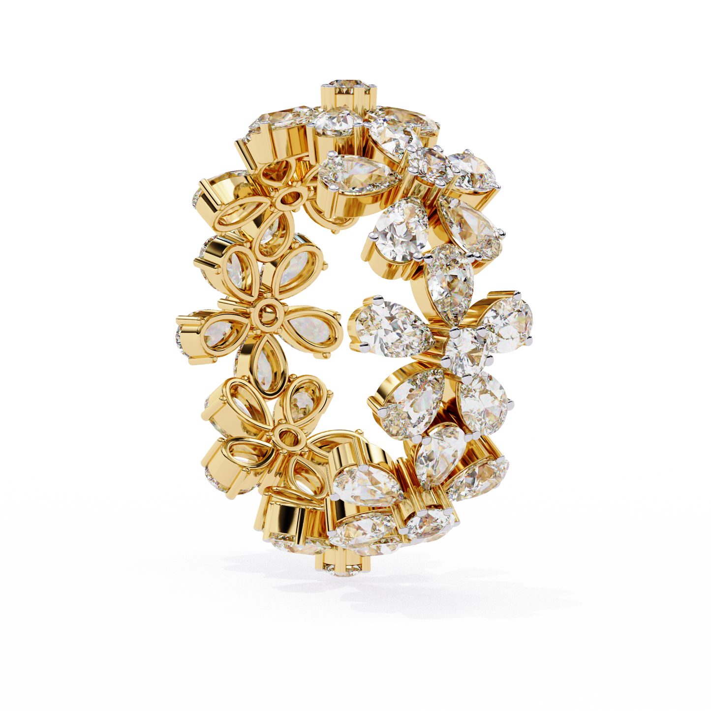 fleur royale lab grown diamond cocktail ring
