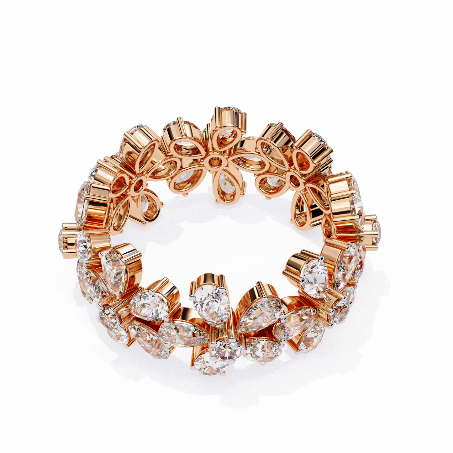 fleur royale lab grown diamond cocktail ring