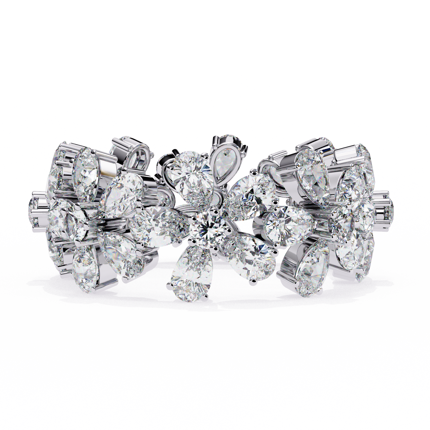 fleur royale lab grown diamond cocktail ring