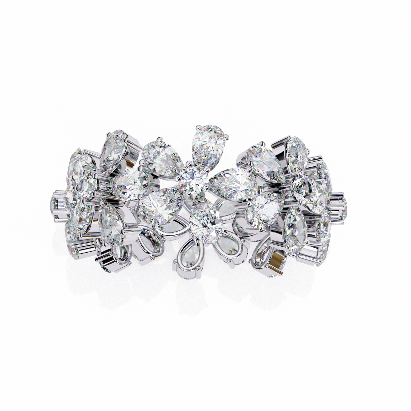 fleur royale lab grown diamond cocktail ring