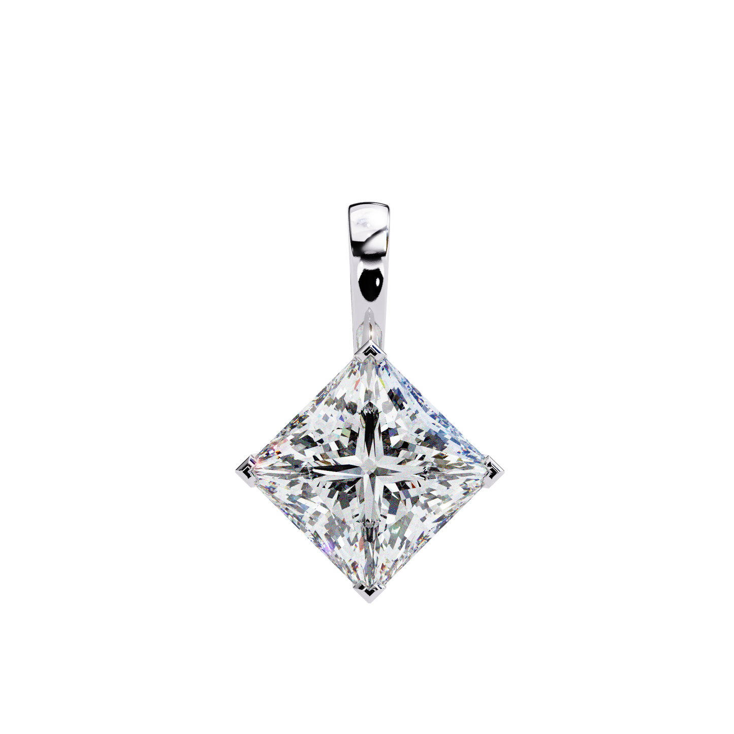 nova princess lab-grown diamond pendant