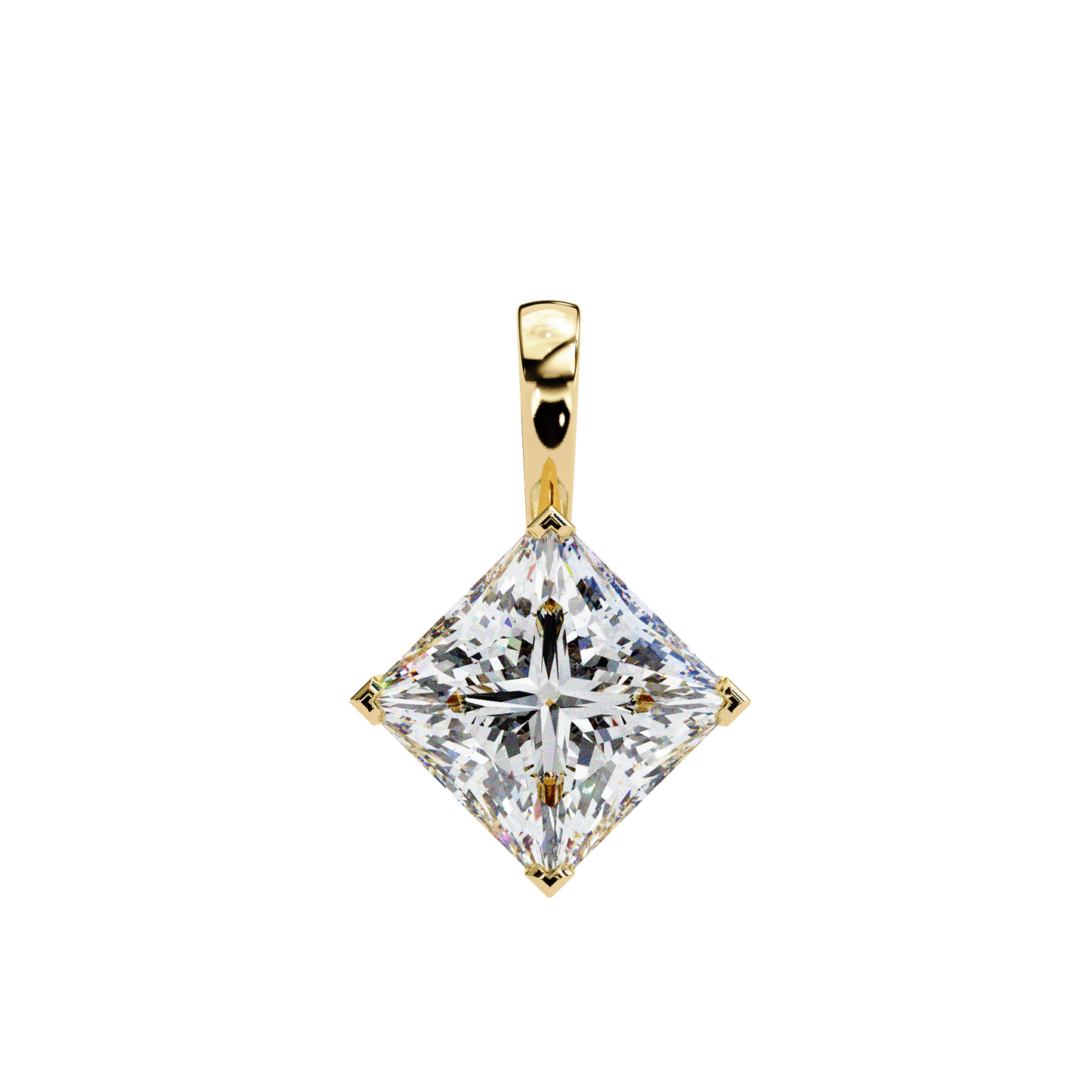 nova princess lab-grown diamond pendant