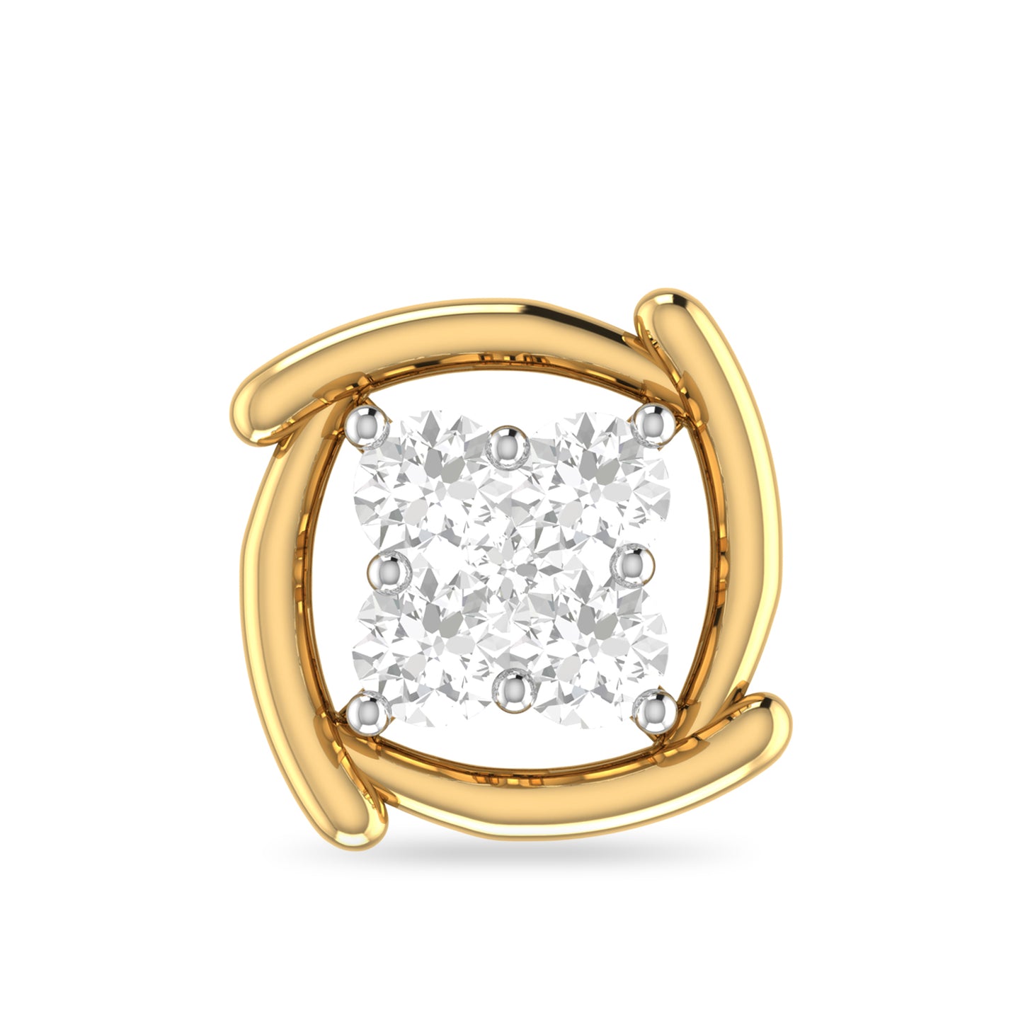 the ervine diamond nosepin