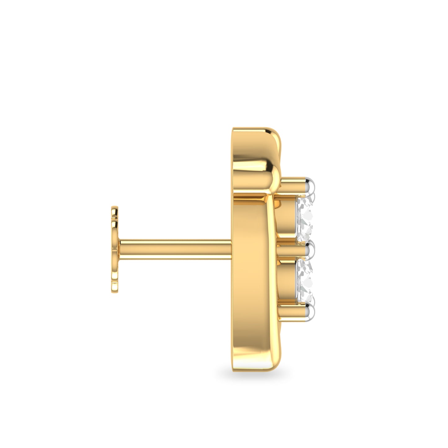 the ervine diamond nosepin
