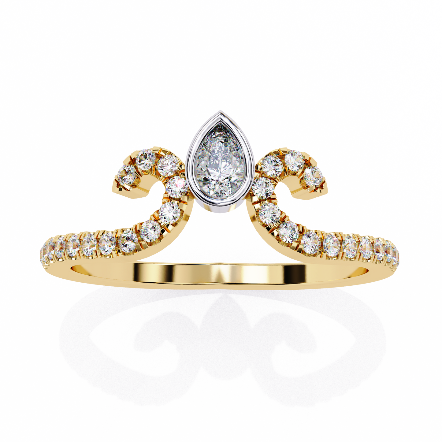 royal empress lab grown diamond ring