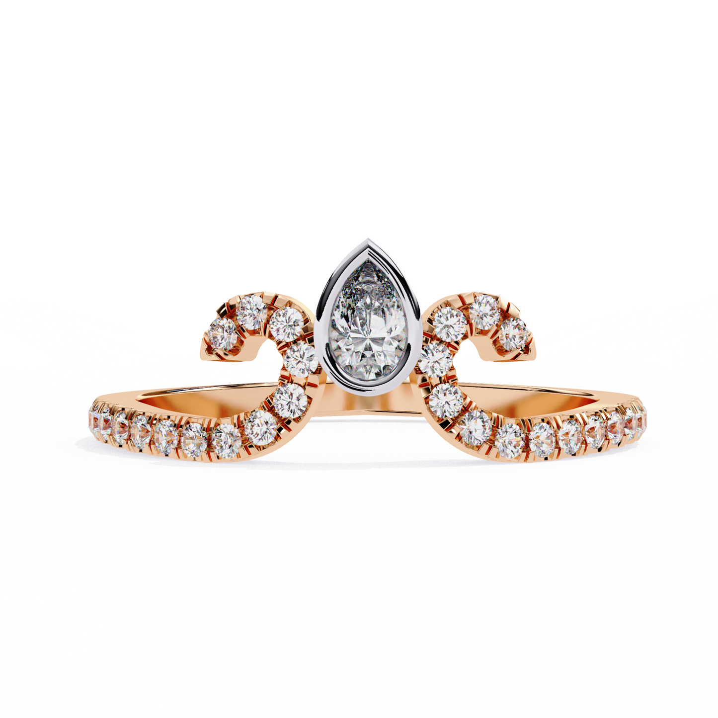 royal empress lab grown diamond ring