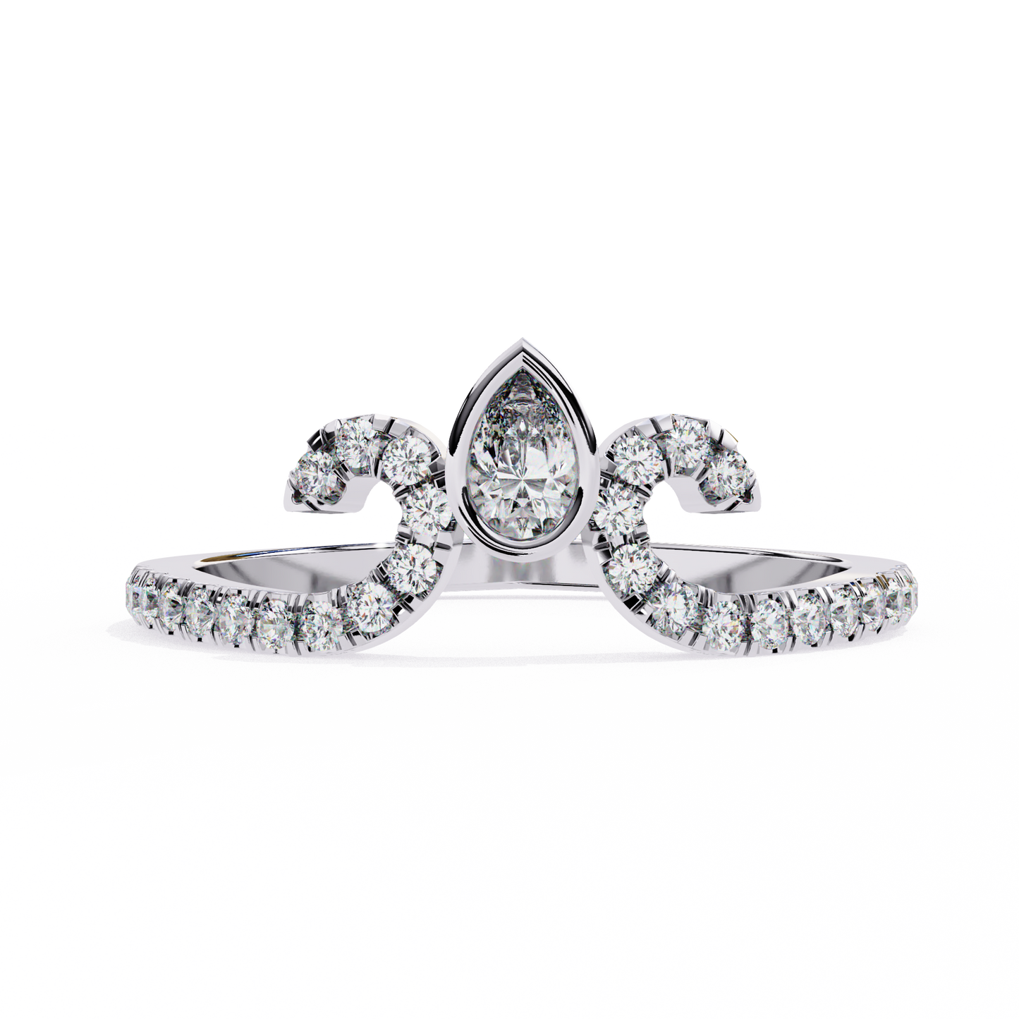 royal empress lab grown diamond ring