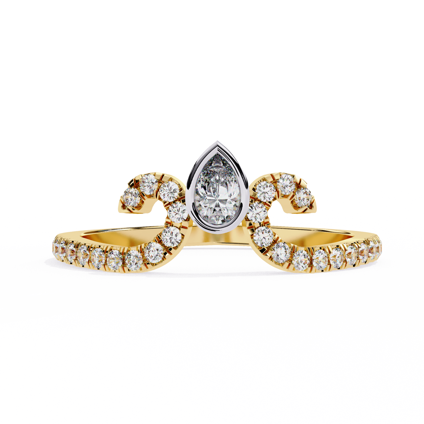 royal empress lab grown diamond ring