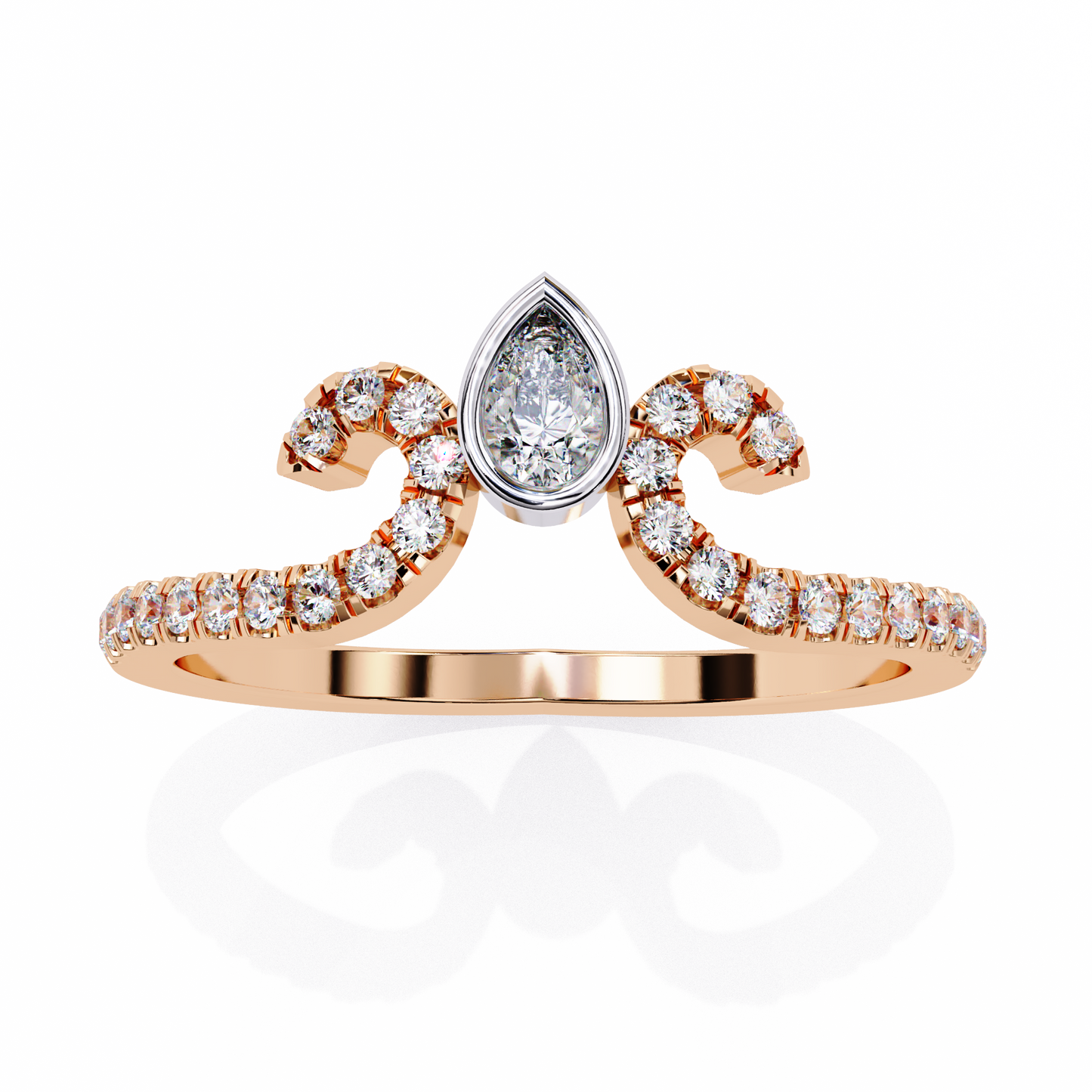 royal empress lab grown diamond ring
